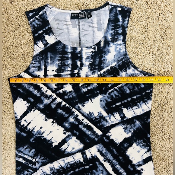 Attitudes by Renée Maxi Dress – L Black/Grey/White - Picture 9 of 15